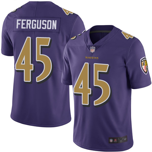 Baltimore Ravens Limited Purple Men Jaylon Ferguson Jersey NFL Football #45 Rush Vapor Untouchable
